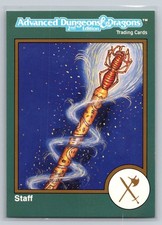 1993 TSR AD&D #350 Arctor's Staff of Swarming Insects Trading Card Fantasy picture