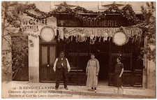 Old postcard 71 - St-Gengoux Le National (S. et L.).Butcherie et Café du Centre, contest picture