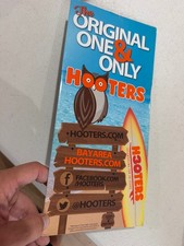 Vintage 2013 Hooters Restaurant Menu Bay Area 30th Anniversary Clearwater FL picture