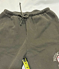 Budweiser St. Louis 1876 Embroidered Baseball Logo Gray Sweatpants Breweriana picture