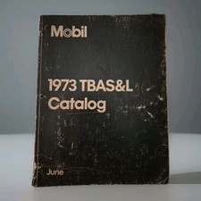 Vintage 1973 Mobil Oil Service Station TBAS&L Catalog Manual Tires Batteries Gas picture