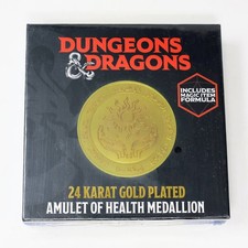 Dungeons & Dragons 24k Gold Plated Amulet of Health Medallion Replica Official picture