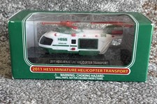 2011 Hess Miniature Helicopter Transport Collectible NEW picture