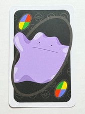 Ditto 2021 Pokemon UNO Japanese Black Wild Card - NM-MINT Never Played picture