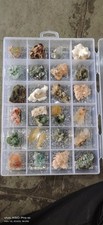 Natural BEAUTIFUL 24 pieces lot flate box mix zeolite minerals specimens  picture