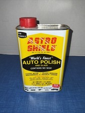 Vintage Astro Shield “Worlds Finest” Auto Polish And Glaze 32 Oz Metal Can NEW picture