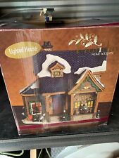 Christmas Village Wonderful Lighted Country Cabin  9