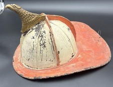 VERY RARE Boston Oak Hill hall High Eagle Fire Helmet Hat 1860-70 picture