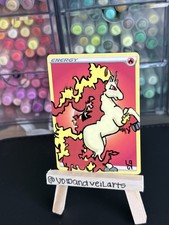 Rapidash Pokémon fanArt Energy Card ATC HandPainted  Collectible ACEO ORIGINAL picture