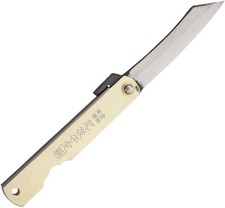 Higonokami Knives No 3 Silver Folder Pocket Knife Carbon Steel Blade GO03SL picture