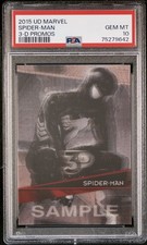 2015 UD Marvel 3-D Promos Spider-Man PSA 10 💎 🌟 VHTF 🔥 POP 14/0^ picture
