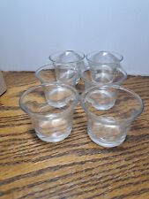 CLEAR GLASS VOTIVE/TEALIGHT HOLDERS 1 7/8'' H picture