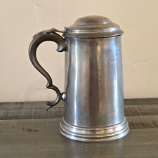 Rare 1870 Antique Rugby Trophy Tankard James Dixon Wimbledon Hornets FC Pewter picture