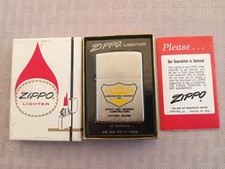 Vintage Zippo Advertising Lighter Seaward Construction Co. w/ Original Box 1971 picture