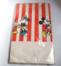 Vintage 1960S Mickey Mouse Disney Paper Table Cover Beach Products NEW OLD STOCK picture