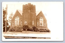 J94/ Dalton Ohio RPPC Postcard c1940s Methodist Church Building  431 picture