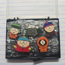 1998 Comedy Central South Park Lot Of 5 Pins Promotional Set picture