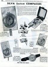 1951 Print Ad of Silva Compass Explorer, Ranger, Huntsman, Scout, Globe Trotter picture
