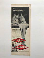 1953 Party Beer Grain Belt, Texaco Marfak Chassis Lubrication Vintage Print Ads picture
