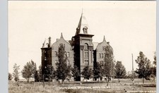 STATE SCHOOL OF SCIENCE Wahpeton nd real photo postcard rppc north Dakota picture