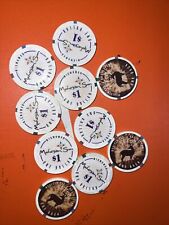 Mohegan Sun $1 Casino Chip “One Buck”  Paulson H&C - Chip Of The Year- Lot Of 10 picture