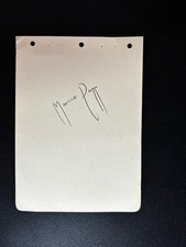Maury Babe Patt Signed Album Page Detroit Lions NFL RARE AUTOGRAPH d.61 picture