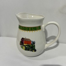 John Deere Gibson 1935 Model B Tractor Ceramic Pitcher 2L picture