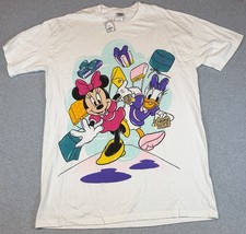 Vintage The Disney Store Minnie and Daisy CHARGEWhite Dress T- Shirt One Size picture
