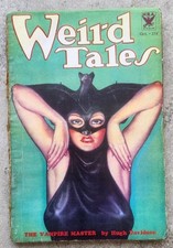 Weird Tales October 1933 Vol. 22 # 4 (PR reprint cover) Brundage Batwoman Conan picture