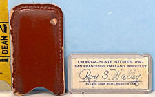 Vintage Charga-Plate Stores Inc San Francisco Oakland Berkeley Charge Card & Cvr picture