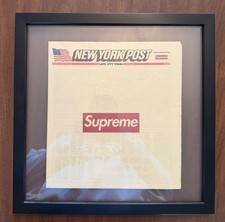 Framed Supreme New York Newspaper picture
