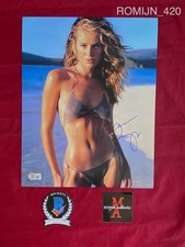 Rebecca Romijn autographed signed 11x14 photo model Sports Illustrated Beckett picture