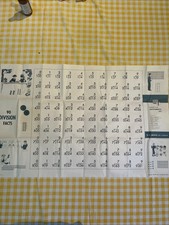 Division Facts Educational Poster 1959 D.C Heath Vintage picture