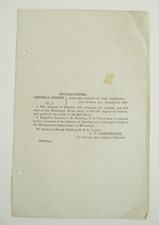CIVIL WAR NATCHEZ MISSISSIPPI BLACK JACK DAVIDSON COMMAND ORDER 1865 picture