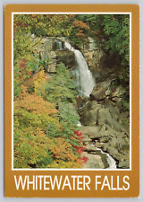 Whitewater Falls, near state line between North & South Carolina, 4x6 Postcard picture