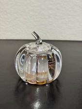Vintage Shannon Crystal Pumpkin Pepper Shaker Cut Glass Made In Ireland picture