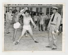 Jack Dempsey Boxer 1942 U.S. Coast Guard Training Shirtless Hunks Photo J15589 picture