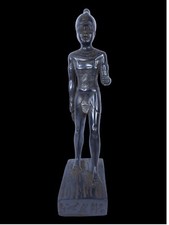 UNIQUE ANTIQUE ANCIENT EGYPTIAN Statue God Ptah Craft with Key of Life picture