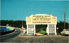 Vintage Bagnell Dam Osage Plant Lake of the Ozarks Missouri Postcard 1968 picture