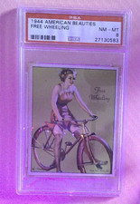 1944 Gum Inc American Beauties R-59 FREE WHEELING PSA 8 NM-MT picture