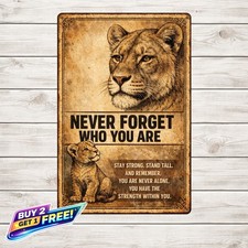 Wolf Inspirational Quotes 8x12 Aluminum Metal Sign Funny Wall Decor Art picture