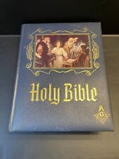 Vtg Free Masonic Red Letter Heirloom Master Reference Holy Bible ~ 1962 ~ Gild ~ picture