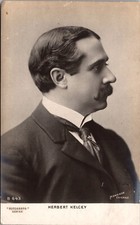 Real Photo Postcard Portrait of Actor Herbert Kelcey born Herbert Henry Lamb picture
