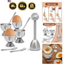 9 Pack Egg Cracker Topper Set for Home Kitchen Use picture