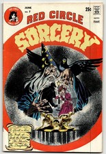 Red Circle Sorcery #7 Red Circle Comics Group Bronze Age Vintage picture