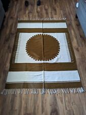 Vintage Mexican Southwestern Wool Saltillo Rug Blanket Serape  73