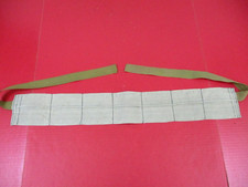 WWII Era Turkish Army Cloth Bandolier for 8mm Mauser Rifle - XLNT picture