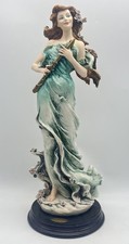 Giuseppe Armani Spring Enchantment Figurine 1174C 1998 Florence Italy Teal Gown picture