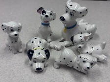 Vintage 6 Piece Disney 101 Dalmatians Porcelain Lot picture