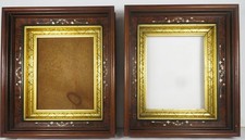 antique picture frame Eastlake pair 8 X 10 picture